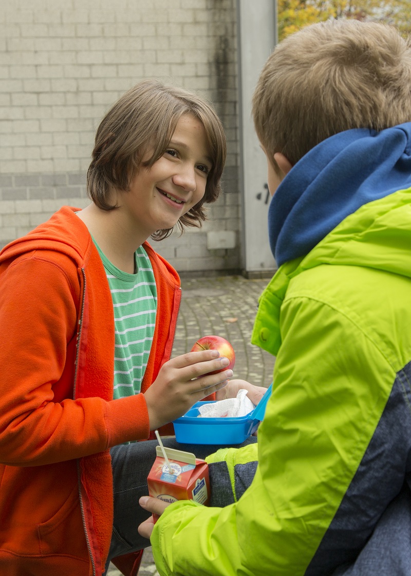 Pausensnack in Schule