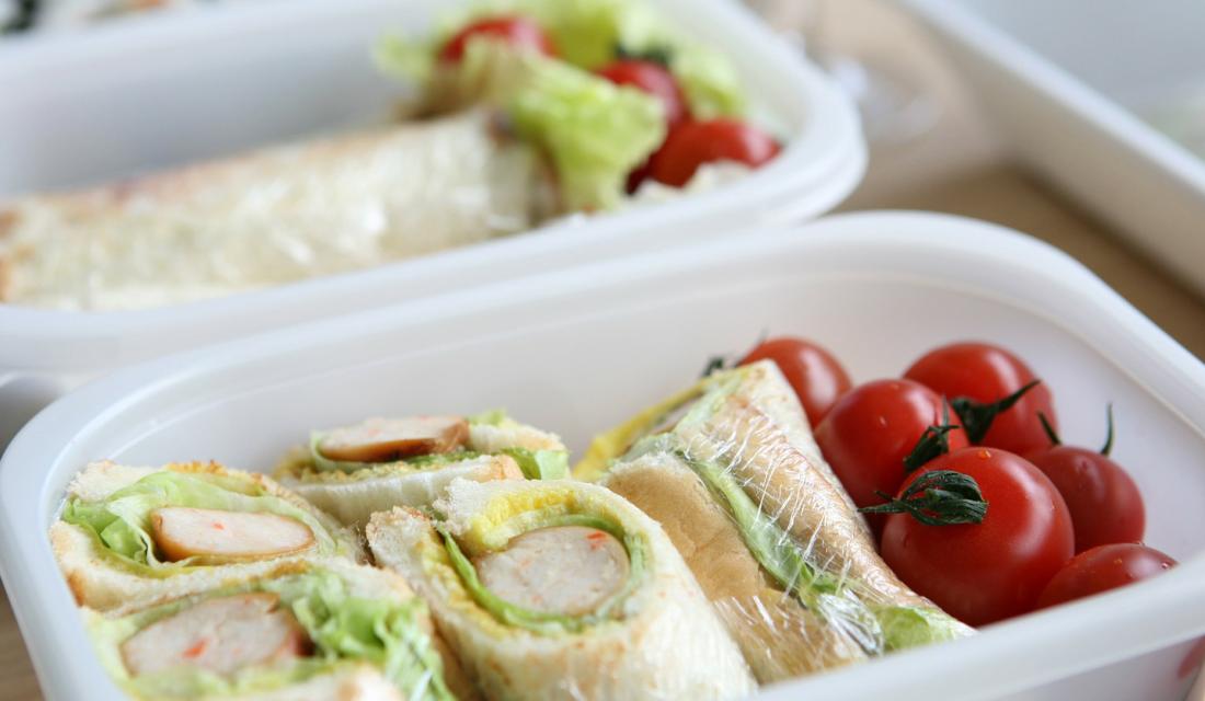 Sandwhich in einer Lunchbox