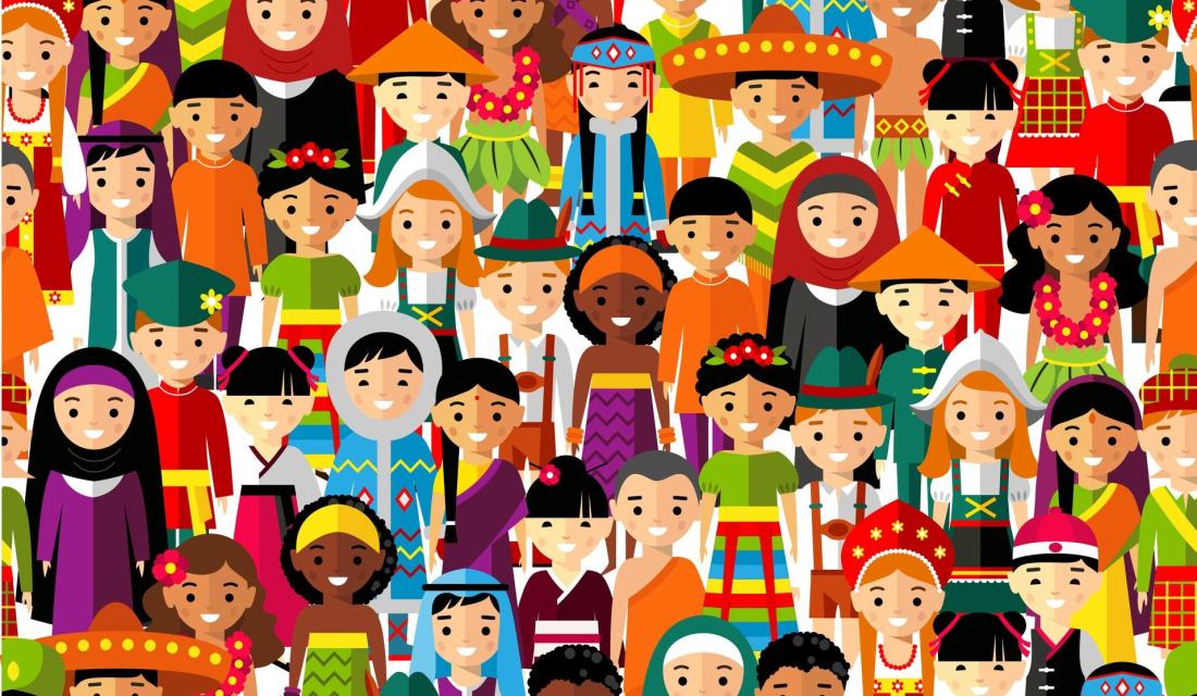 Viele der Kulturen international