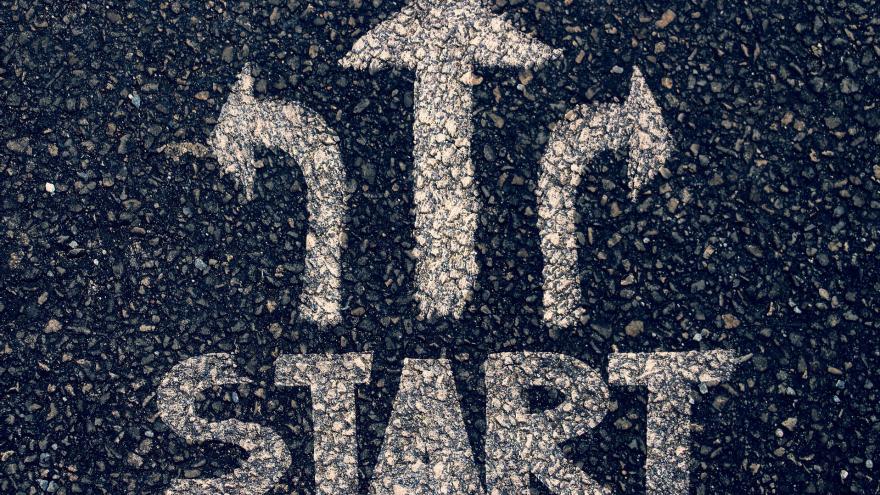 Start mit Pfeilen