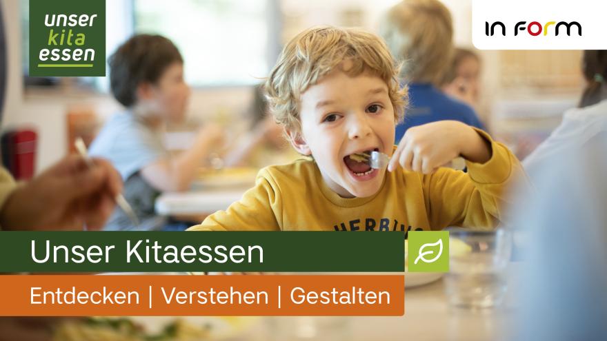 Interaktive Lernplattform zur Kitaverpflegung. Kind isst.